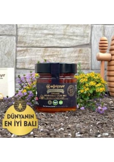 EĞRİÇAYIR ORGANİK POLİFLORALI ÇİÇEK BALI 450GR
