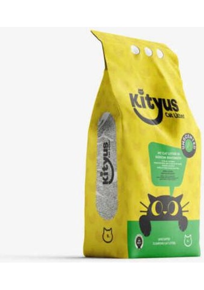 Kityus Hassas Kediler Için Tozsuz,topaklanan, Kokusuz Bentonit Kedi Kumu 5lt