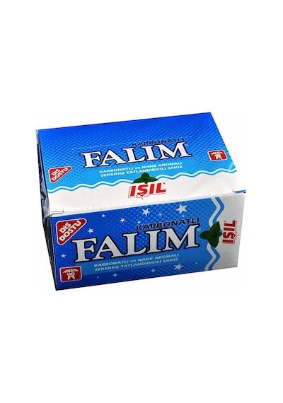 Falım Işıl Tekli Karbonatlı Ve Nane Aromalı Şekersiz Sakız 100 Adet