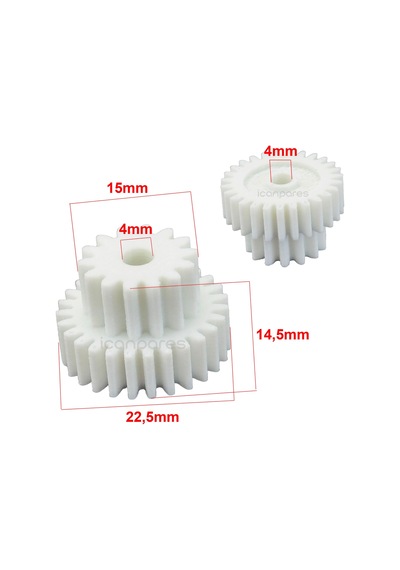 Goldmaster Uyumlu Gm-7239b Elena Max Mutfak Robotu Hazne Kapağı Küçük Dişlisi