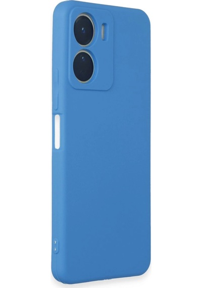 Uryport Vivo Y16 Kılıf First Silikon - Mavi