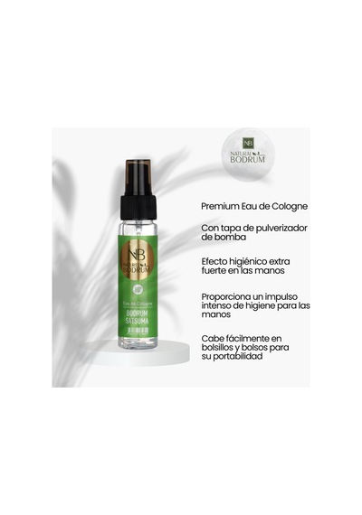 Satsuma Kolonyası 60 Ml Sprey Tatlı Turunçgil Cep Boy Seyahat Hediyelik %80 Alkollü