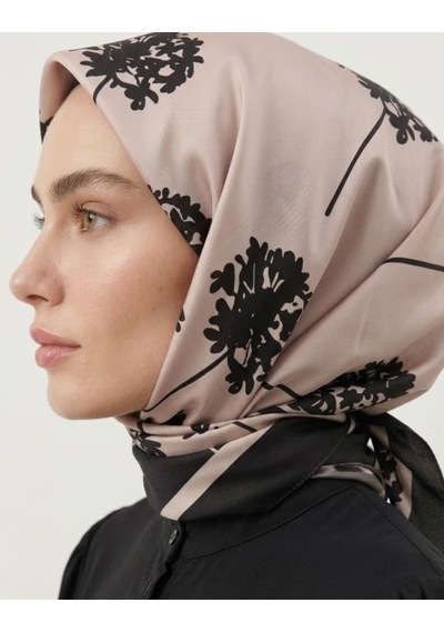Bushu Mühür Twill Eşarp Çok Renkli