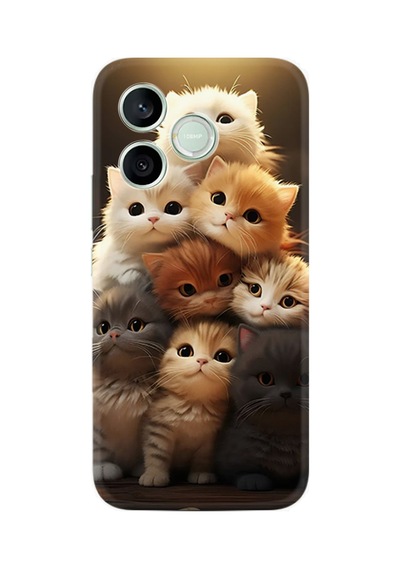 Honor 600 Lite Lna-nx1 Uyumlu Kılıf Boutique Baskılı Resimli Kedicikler Pcode -027
