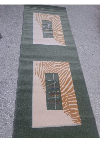 Halı Atlas Diva Yeşil 90716 Collection 100 300 Cm Yolluk Saçaksız