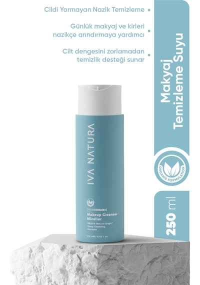 Iva Natura Cilt Tonu Eşitleyici Arındırıcı Makyaj Temizleme Suyu 250 ML