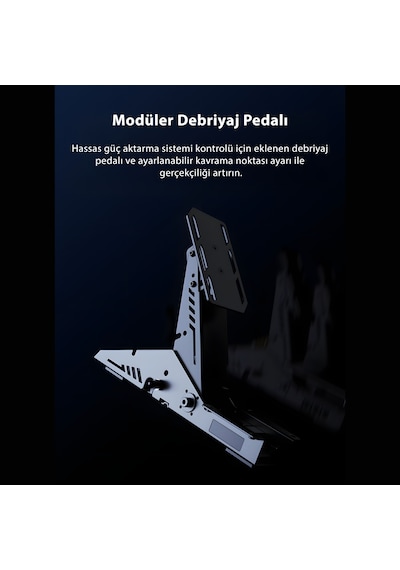 Pxn Pd Hm Modüler Debriyaj Pedalı - Hall Manyetik Sensörlü Yarış Simülasyon Ekipmanı