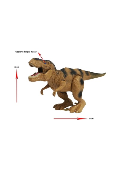 Cretaceous Pilli Sesli Yürüyen Dinazor