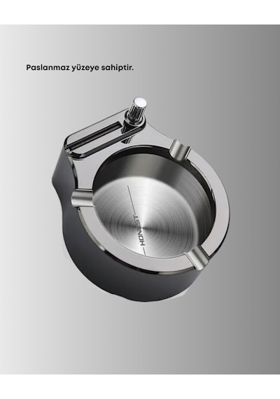 Metal Küllük Çakmaklı Masa Üstü Şık Tasarım