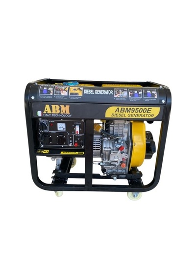 Abm 9500e Abm192f 8.1kw 15bg 115kg Marşlı Monofaze Dizel Jeneratör