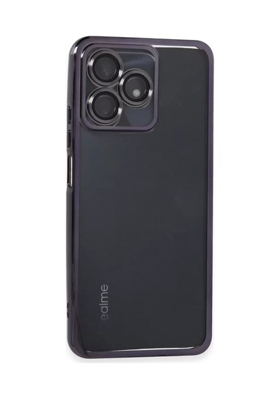 Newface Realme C53 Kılıf Razer Lensli Silikon - Mor Belirtilmemiş
