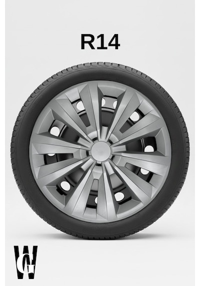 Ford Granada 14 İnç Jant Kapağı 4 Adet Gri G108