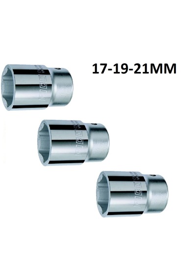 Ht- Rico 3/4 6 Köşe Lokma Ağır Lokma Takımı 17-19-21mm