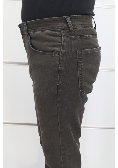 Denim Cartel Dmctekstil Erkek Çizgili Yüksek Bel Rahat Kesim Boru Paça Jean Pantolon Kahverengi Denim Cartel Dmctekstil Erkek Çizgili Yüksek Bel Rahat Kesim Boru Paça Jean Pantolon Kahverengi