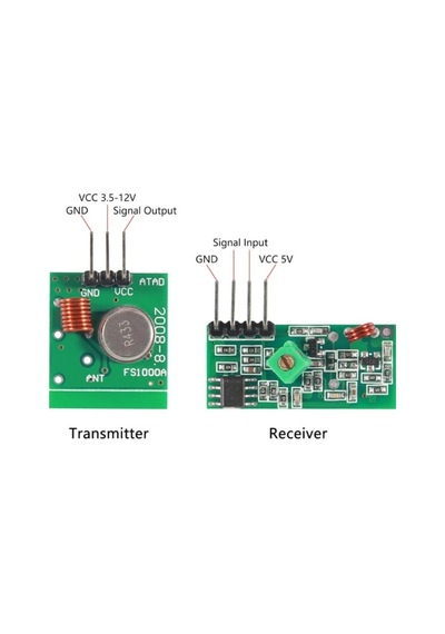 315 Mhz Alıcı Verici Rf Kablosuz Haberleşme Devre Seti