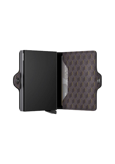 Secrid Twinwallet Optical Kartlık Cüzdan, Gri-sarı Çok Renkli
