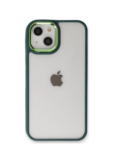 Apple İphone 14 Plus Kılıf Dora Kapak - Haki Yeşil 0.2M-Çok Renkli