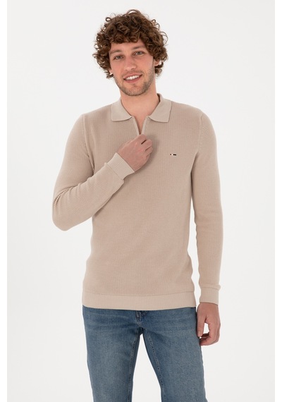 U.S. Polo Assn. Erkek Taş Basic Kazak 50313685-VR049