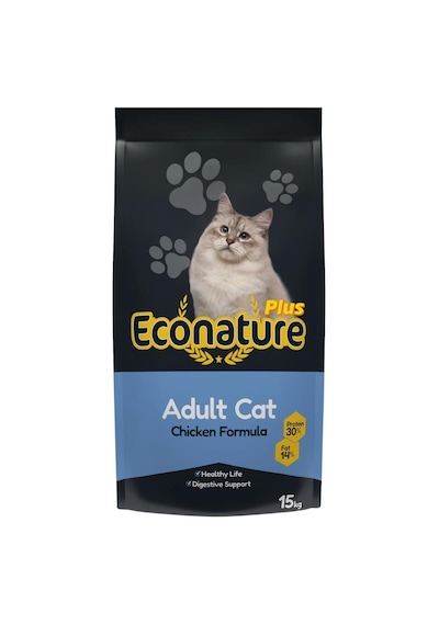 Econature Plus Tavuklu Yetişkin Kedi Maması 15 Kg