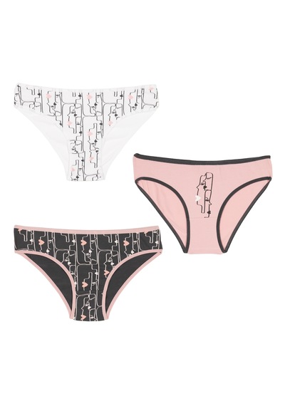 Nixci İntimates %95 Pamuk Normal Bel Kadın Külot Slip Bikini Külot Klasik Model Çok Renkli 1 Nixci İntimates %95 Pamuk Normal Bel Kadın Külot Slip Bikini Külot Klasik Model Çok Renkli 1