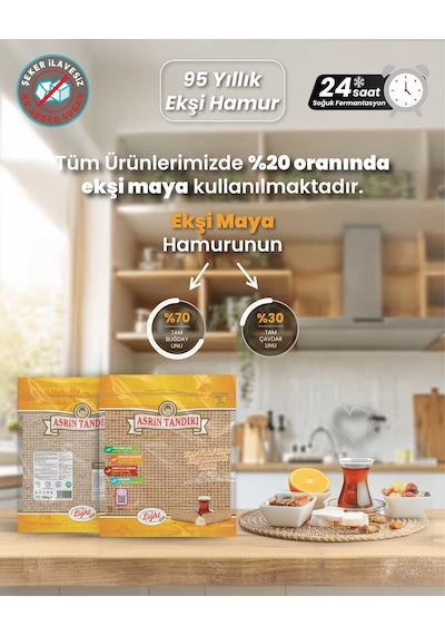 Asrın Tandırı Beslen Paketi 10'lu Lavaş Tandır Ekmeği