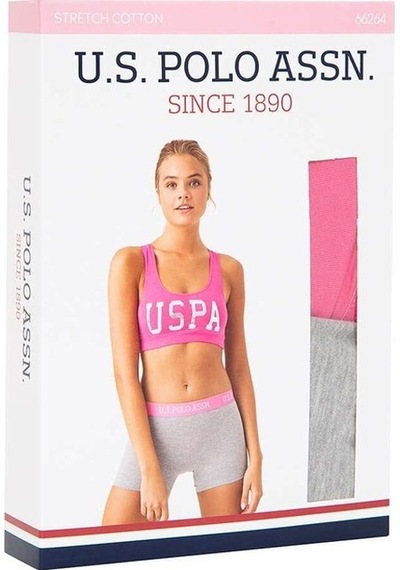 U.S. Polo Assn. Kadın Mint Büstiyer Şort Takım 66264 Mint Yeşili