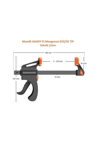 Marelli Handy El Mengenesi - Küçük Tip 28 Cm