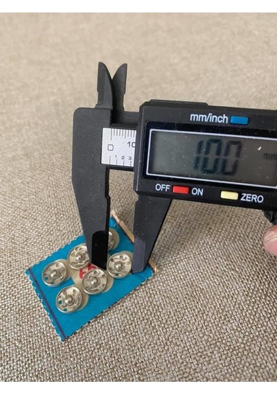 Antika Çıtçıt Düğme 1cm X 6lı - Bakkaliye Koleksiyon Çıt Çıt Düğme