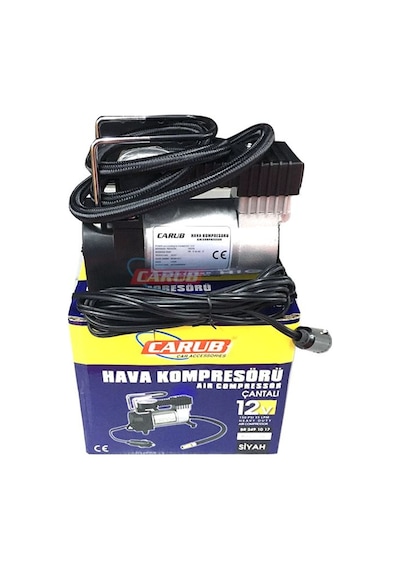 Carub Lastik Hava Kompresörü Metal B.Piston12V Silver