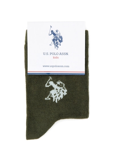 U.S. Polo Assn. U.s. Polo Assn. Erkek Çocuk Haki Çorap Soket 50318045-vr027