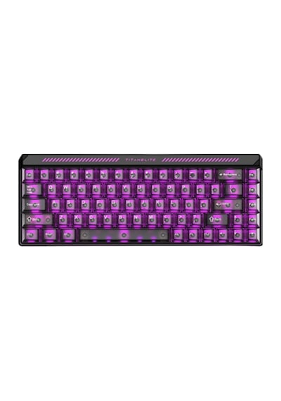 Fgg Madlions Titan 68 Turbo Hall Effect 8k Manyetik Oyuncu Klavyesi Xueyao Magnetic Switches-dual Siyah
