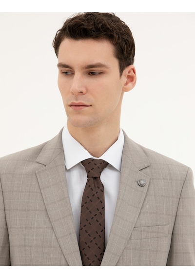 Pierre Cardin Erkek Açık Kahverengi Takım Elbise 50285267-vr002 Açık Kahverengi