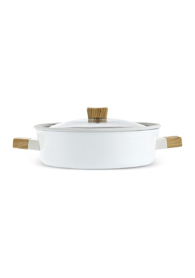 Karaca x Refika Swiss Crystal Creamy Wood K.Yarık Tencere 30 Cm