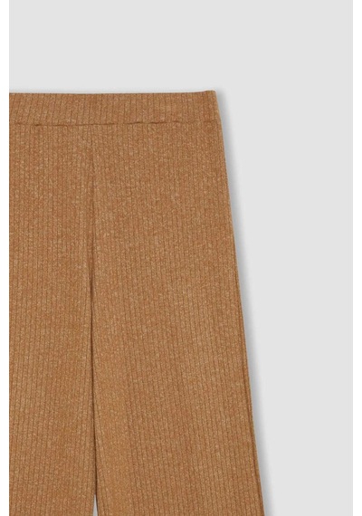 DeFacto Pantolon Traditional Flare Fit Düz Paça Fitilli Kaşkorse D6050AX24AUBG706