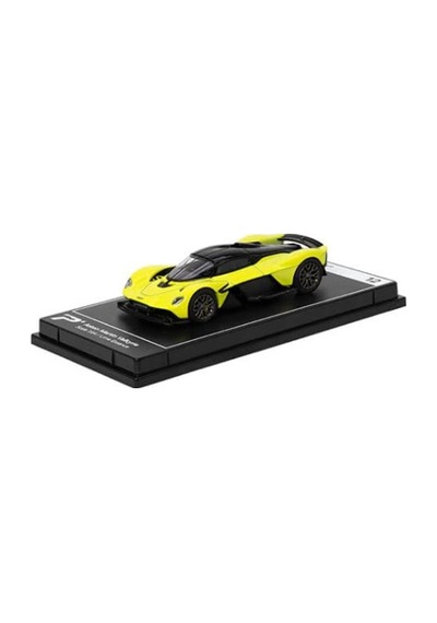 Hyper Car Aston Martin Valkrie Lime - League Collection 1/64 Model Araba