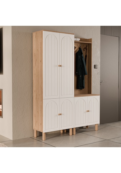 Set 5084-5072 Rapsody 6 Kapaklı Membran 9 Askılı Bohem Portmant