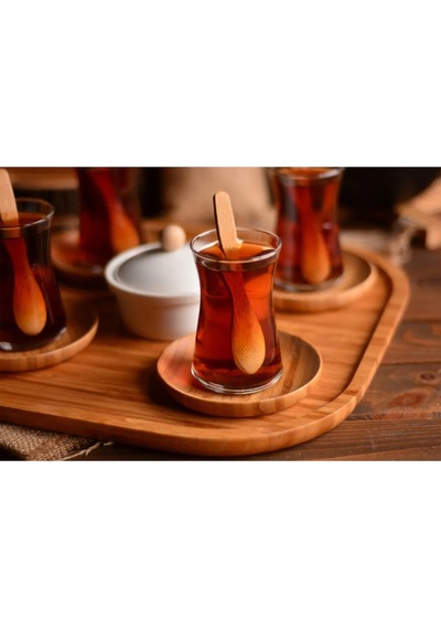 9105 Marina Bambu Tepsi Açık Kahverengi