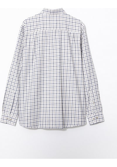 Lcwaıkıkı Classic Bej Regular Fit Uzun Kollu Ekose Gabardin Erkek Gömlek