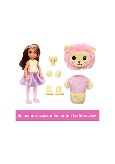 Barbie Cutie Reveal Bebekler Chelsea Sevimli Kostümler Serisi - Aslan HKR21