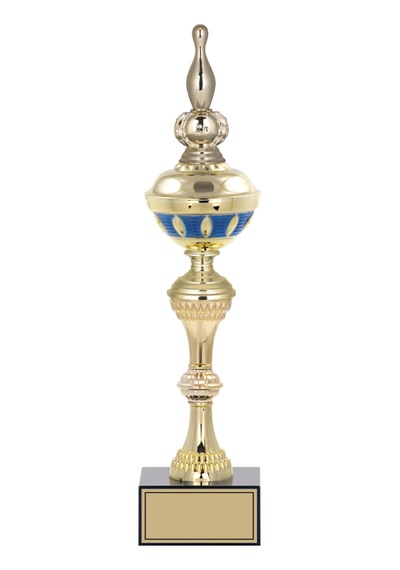 Odak Kupa - Figürlü Kupalar - Bowling / Labut Figürlü Kupalar Fg-063 C - 42 Cm Altın - Beyaz
