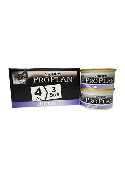 Pro Plan Proplan Junior Tavuklu Yavru Kedi Konservesi 85 Gr 4 Al 3 Öde