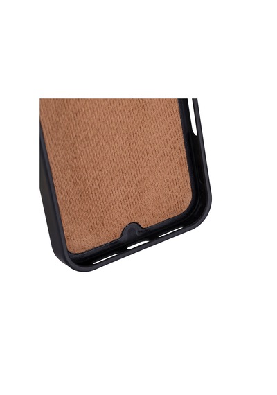 Bloomcase Mono Urban Tan Apple iPhone Uyumlu 17 Pro Max/ 18 Pro Max 6.9" Hakiki Deri Magsafe Kılıf Kahverengi