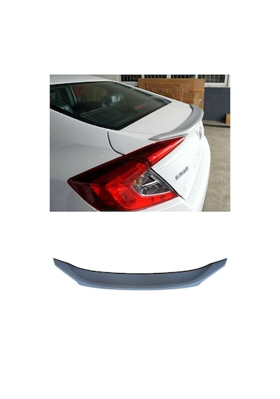 HONDA CİVİC 2016-2020 FC5 SEDAN PLASTİK BOYASIZ ANATOMİK SPOİLER