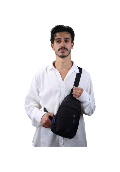 Seventeen 3475 Erkek Kanvas Body Bag Çapraz Çanta Siyah