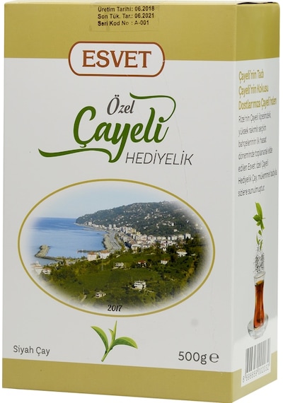 Esvet Özel Çayeli Hediyelik Siyah Dökme Çay 500 G