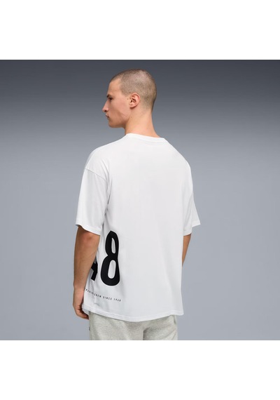 Puma Graphics Training Oversized Erkek Tişört C-pum528528p02p02 Beyaz