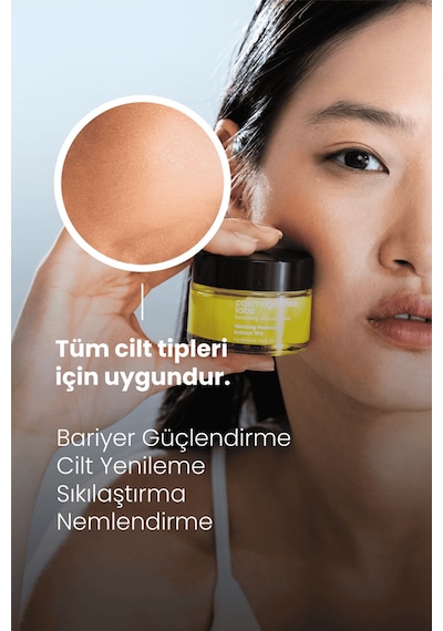 Cosmogenesis Labs %10 Ginseng Krem Maske 50ml - Durulanan Yüz Maskesi Yenileyici Bariyer ve Onarıcı Vegan