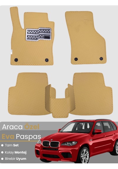Bmw X5 E70 2006-2013 Uyumlu Eva Paspas Tam Set Araca Özel,su Geçirmez,hızlı Ve Kolay Montaj