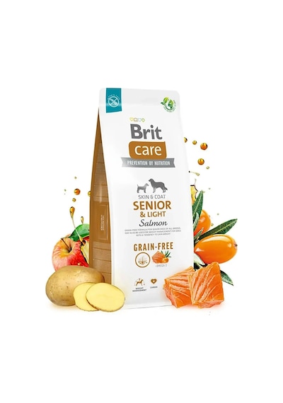 Brit Care Senior Light Tahılsız Somonlu 12 Kg Yaşlı Köpek Maması