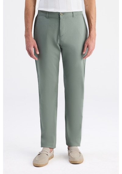 D's Damat Ds Damat Comfort Fit Yeşil Gabardin Chino Pantolon 6hcc3ı303778m Çok Renkli